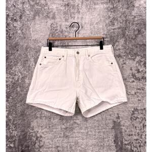 AGOLDE Shorts 29 Womens Parker Long White Denim Jean